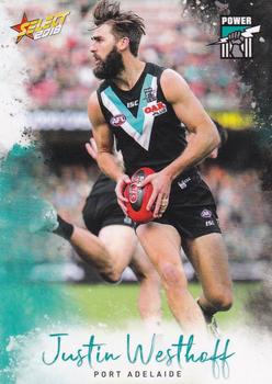 2018 Select Footy Stars #160 Justin Westhoff Front